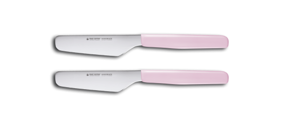 Frühstücksmesser 2er Pack rosa 