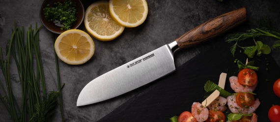 SIZE S BOCOTE Santoku Knife 6,5" 